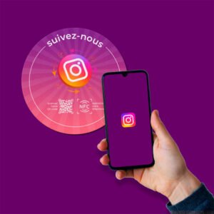 NFC Instagram Sticker for sharing profile instantly in UAE