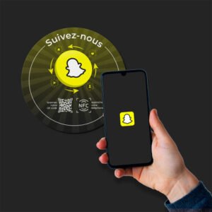 Smart NFC Snapchat Sticker to share Snap profile instantly