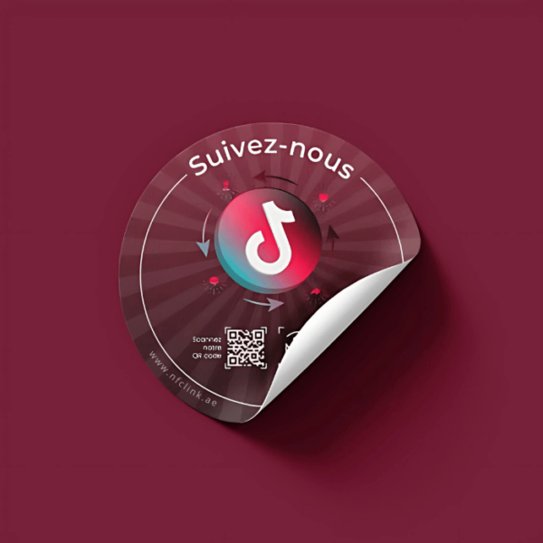 TikTok NFC Sticker – Share Your TikTok Profile with a Tap | NFC LINK - Image 4