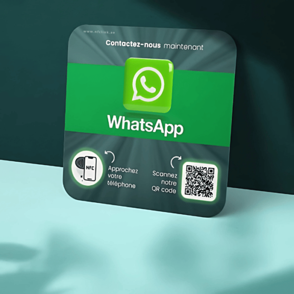 WhatsApp NFC Board for instant chat in Dubai