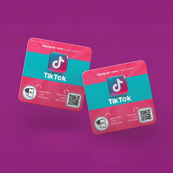 TikTok NFC Card – Share Your Profile with One Tap | NFC LINK UAE - Image 3
