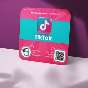 TikTok NFC Card for content creators in Dubai
