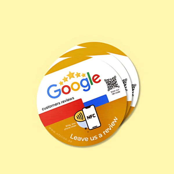 Google Review NFC Keychain Sticker – Collect Reviews with a Tap | NFC LINK - Image 4