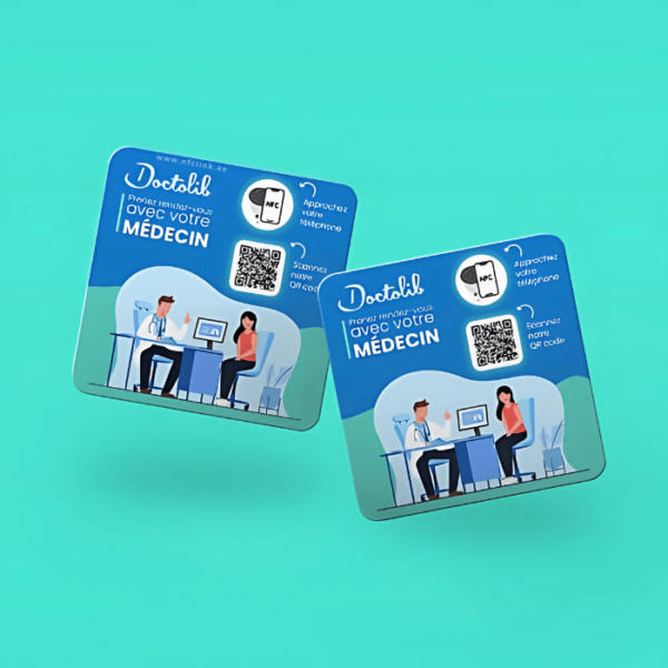 Doctolib NFC Card - Smart Medical Appointment Booking | NFC LINK UAE - Image 3