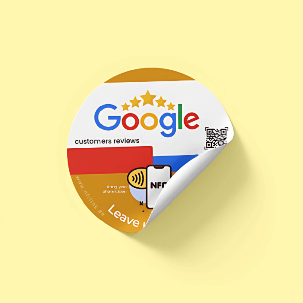 Google Review NFC Keychain Sticker – Collect Reviews with a Tap | NFC LINK - Image 3