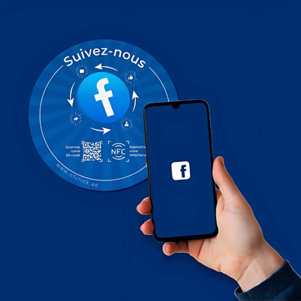 Facebook NFC Card for instant profile sharing in UAE