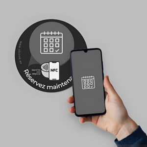 NFC QR Code Sticker for Smart Contactless Sharing in UAE