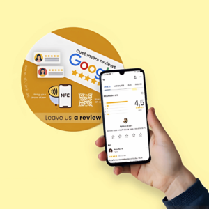 Google Review NFC Sticker for Easy Feedback Collection