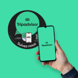 Smart NFC Tripadvisor Sticker to get more reviews easily