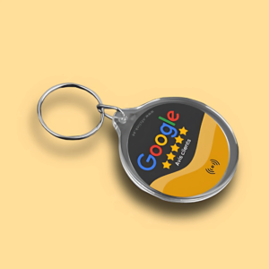 NFC Review Keychain for Google ratings collection in Dubai