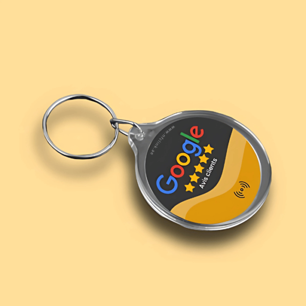 NFC Review Keychain for Google ratings collection in Dubai