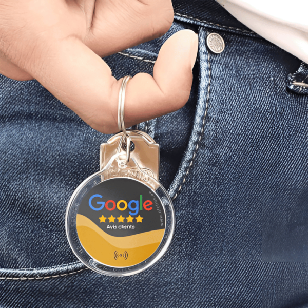 NFC Review Keychain – Collect Google Reviews Instantly | NFC LINK UAE - Image 2