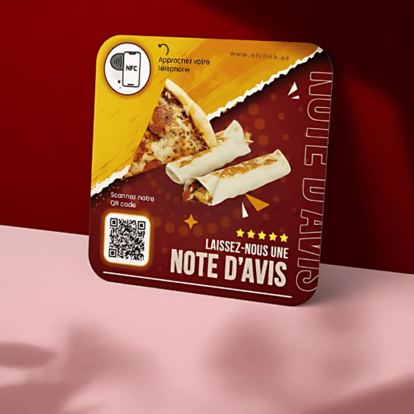 NFC Restaurant Board – Tap to Share Menu or Google Review | NFC LINK UAE - Image 3