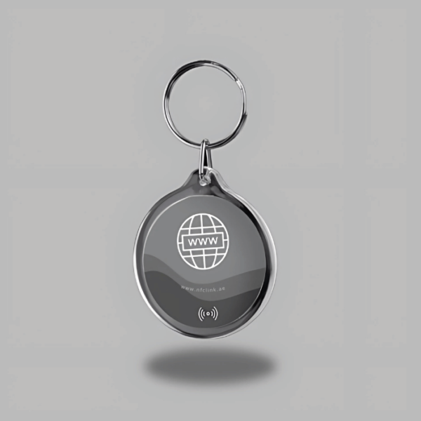 NFC Keychain – Share Your Info Instantly with a Smart Tag | NFC LINK UAE - Image 2