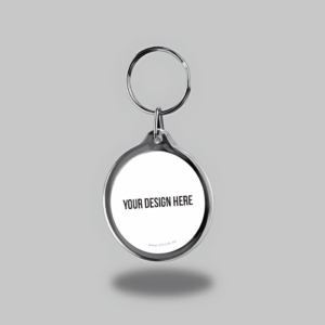 Custom NFC Keychain with personalized design for contact sharing