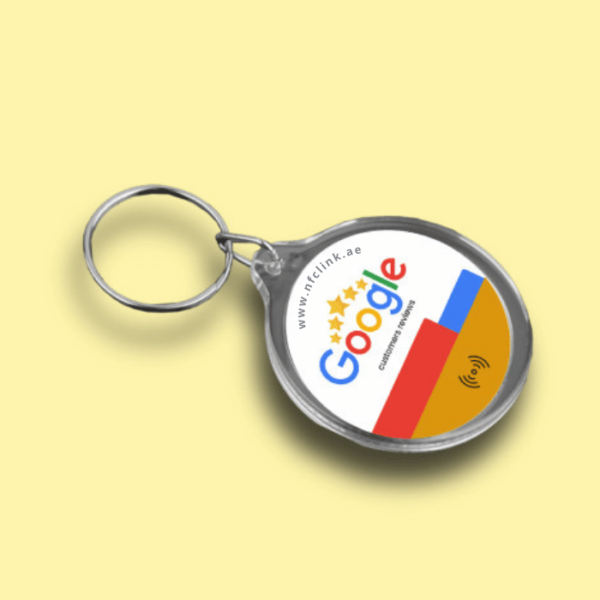 Google Review NFC Keychain for Instant Customer Feedback